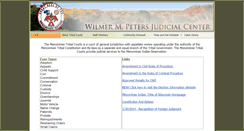 Desktop Screenshot of courts.menominee-nsn.gov